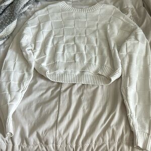 White checkered pattern top from Hollister, size xs
